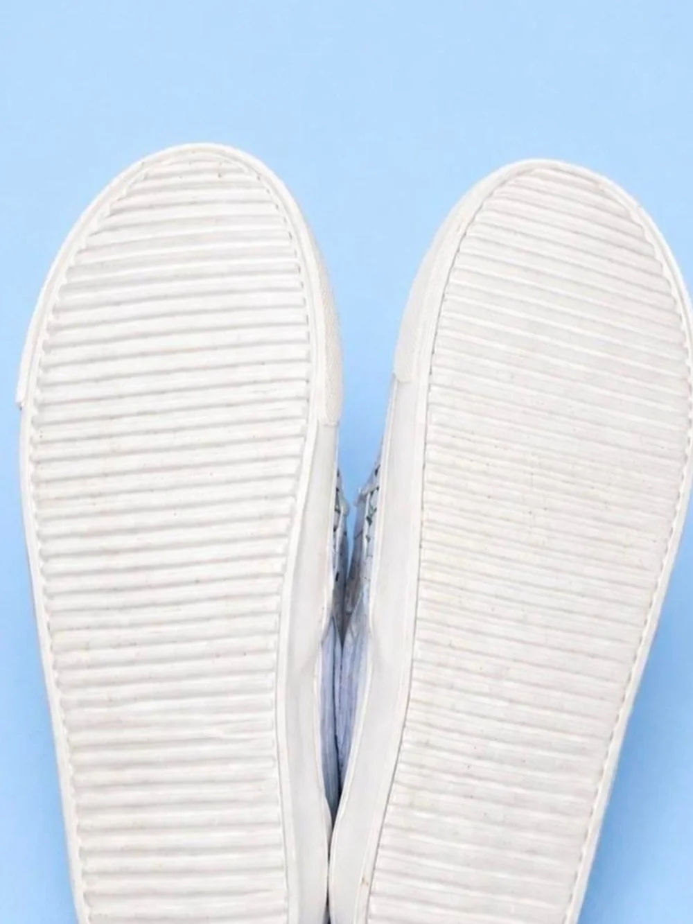Old Navy Kids Slip-On Sneakers with Iridescent Mermaid Scale Detail - Light Blue